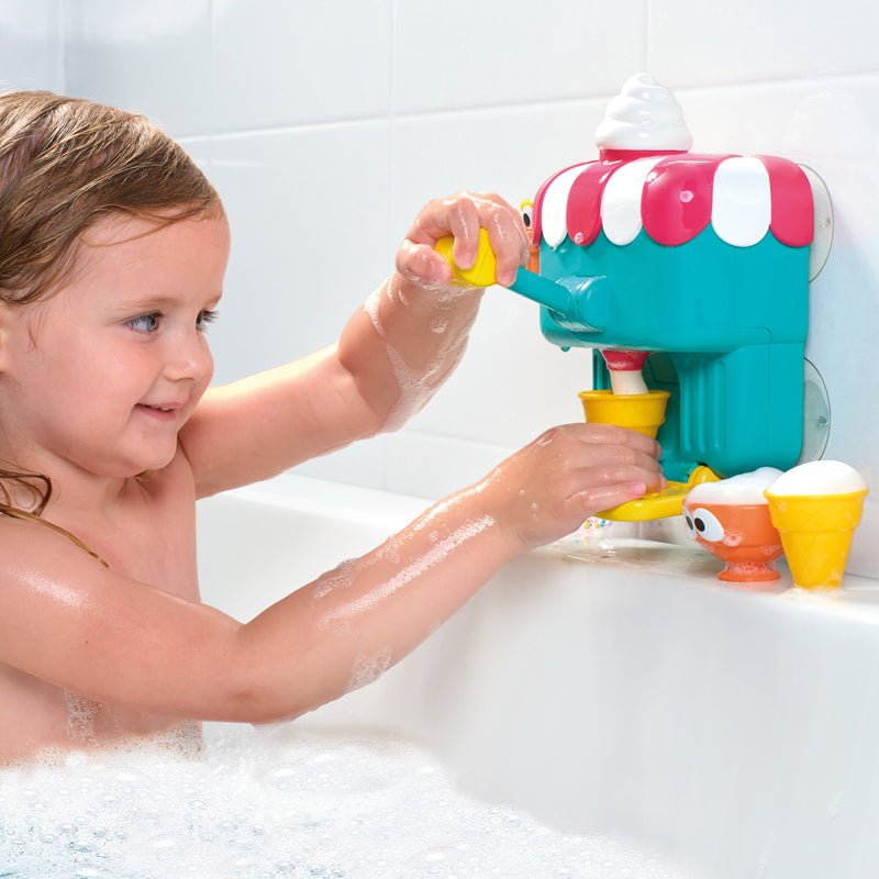 Tomy Toomies Foam Ice Cream Cone Factory Deluxe Bath Toy - Baby&More