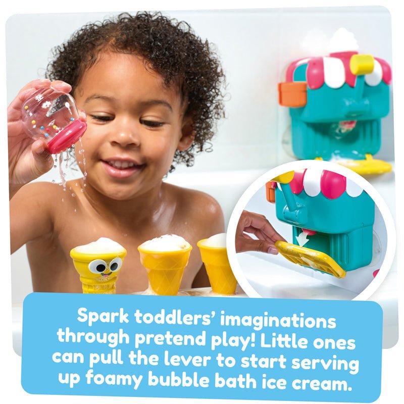 Tomy Toomies Foam Ice Cream Cone Factory Deluxe Bath Toy - Baby&More
