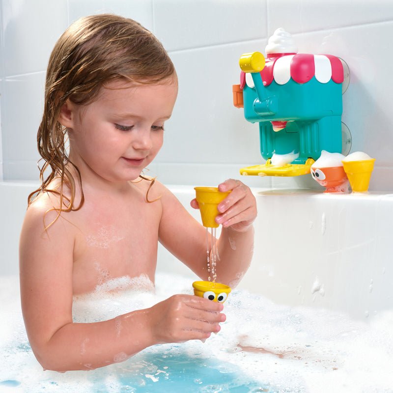Tomy Toomies Foam Ice Cream Cone Factory Deluxe Bath Toy - Baby&More