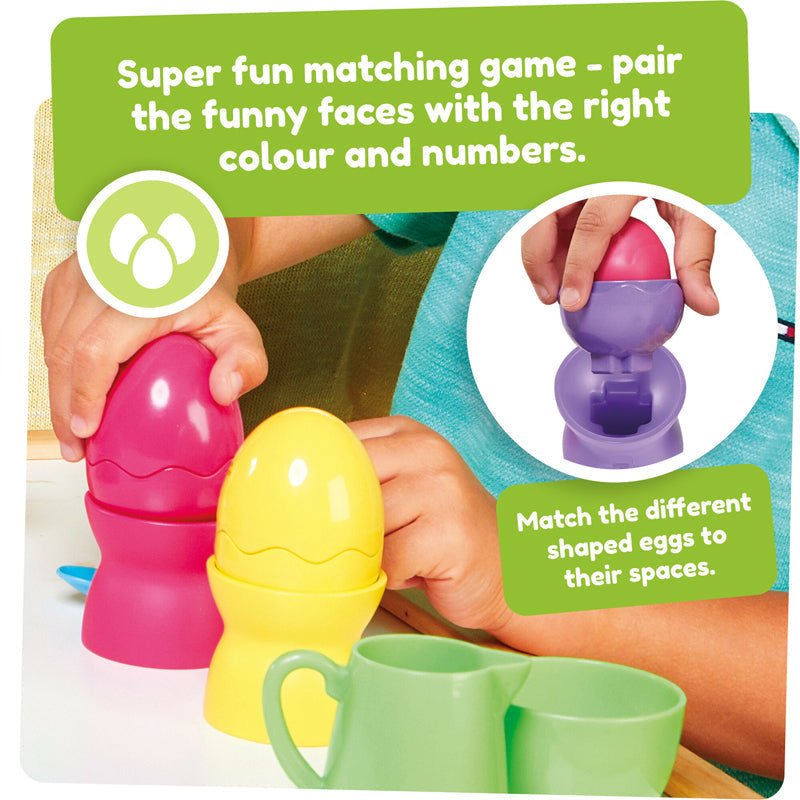 Tomy Toomies Hide & Squeak Egg Stackers - Baby&More