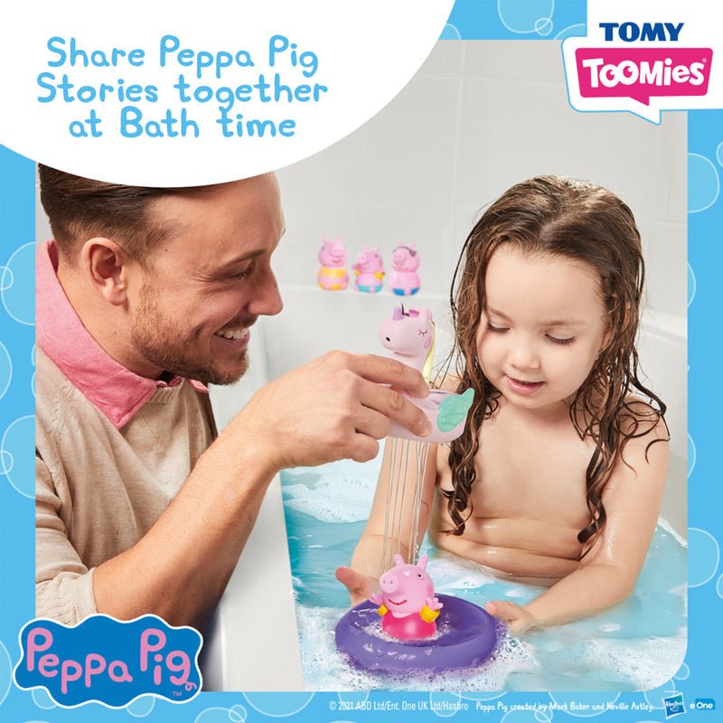 Tomy Toomies Peppa Pig Bath Toy Set - Baby&More