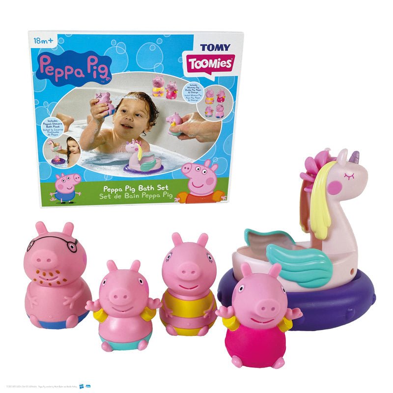 Tomy Toomies Peppa Pig Bath Toy Set - Baby&More