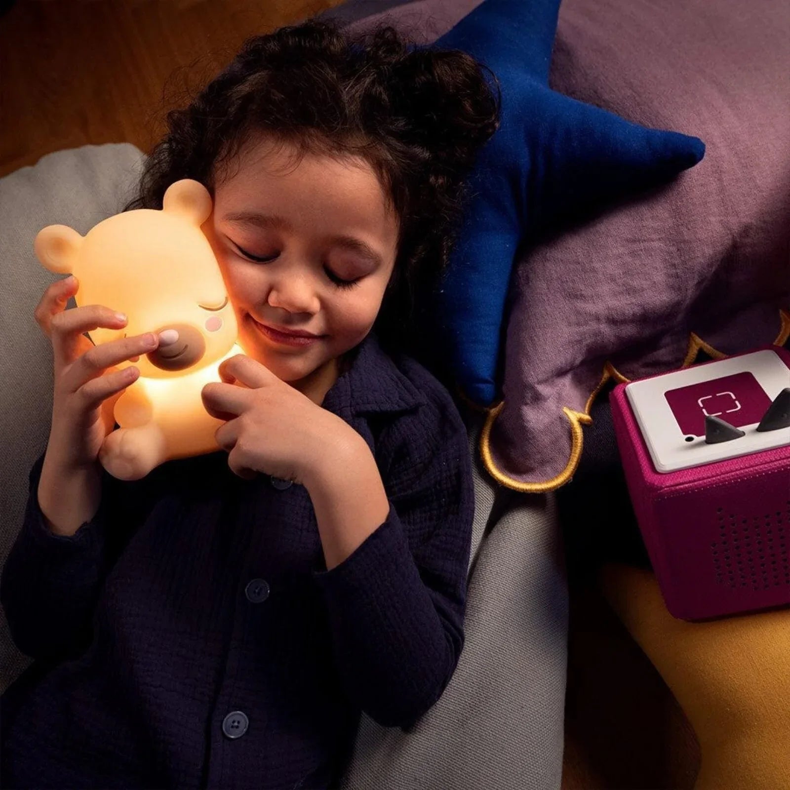 Tonies Night Light Tonie Audio Play - Sleepy Bear - Baby&More