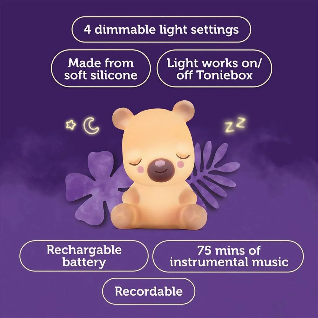 Tonies Night Light Tonie Audio Play - Sleepy Bear - Baby&More