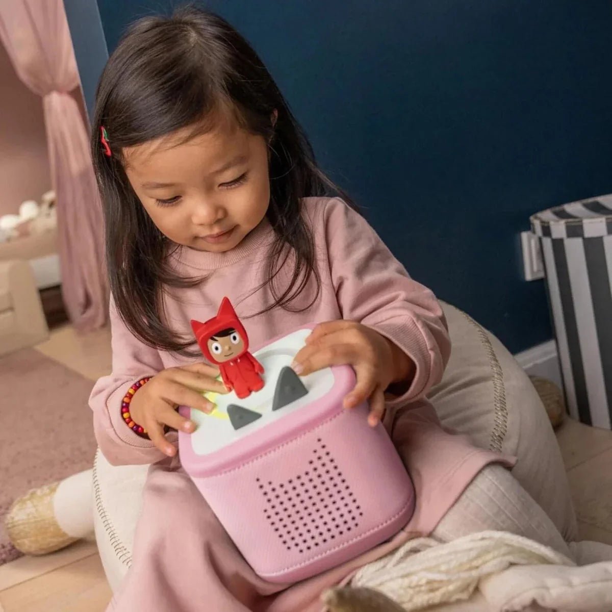 Tonies Toniebox 2 Cloud Starter Set with Creative Tonie Rubie - Pink - Baby&More