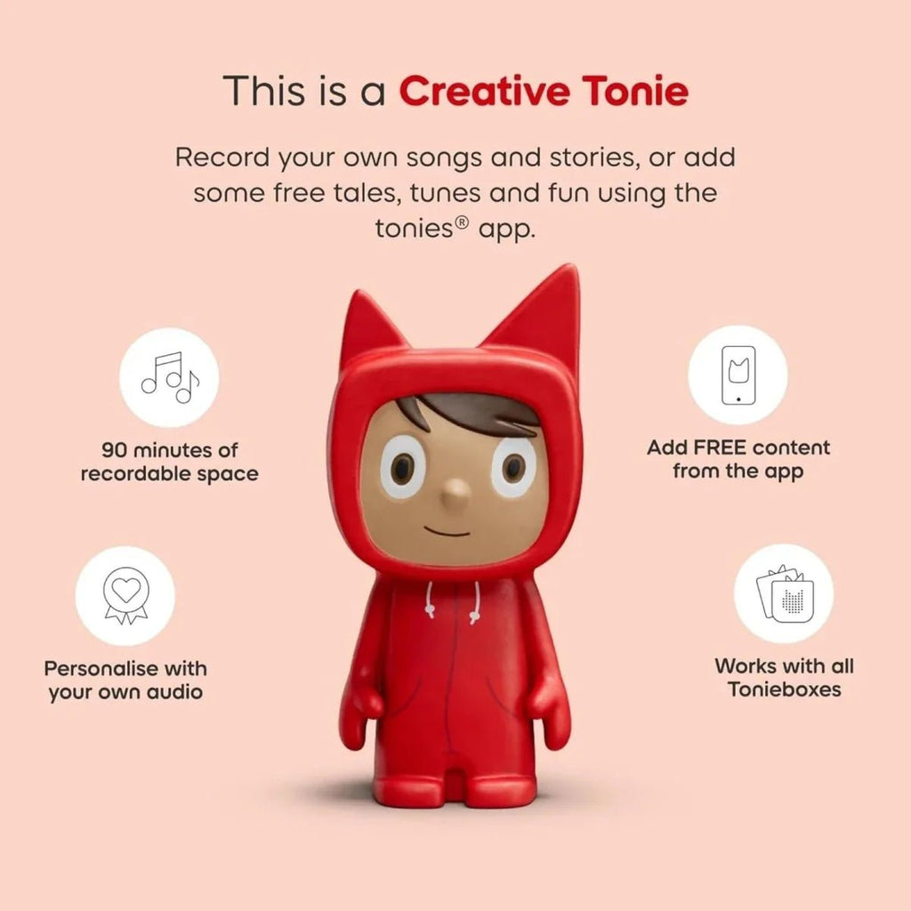 Tonies Toniebox 2 Cloud Starter Set with Creative Tonie Rubie - Pink - Baby&More