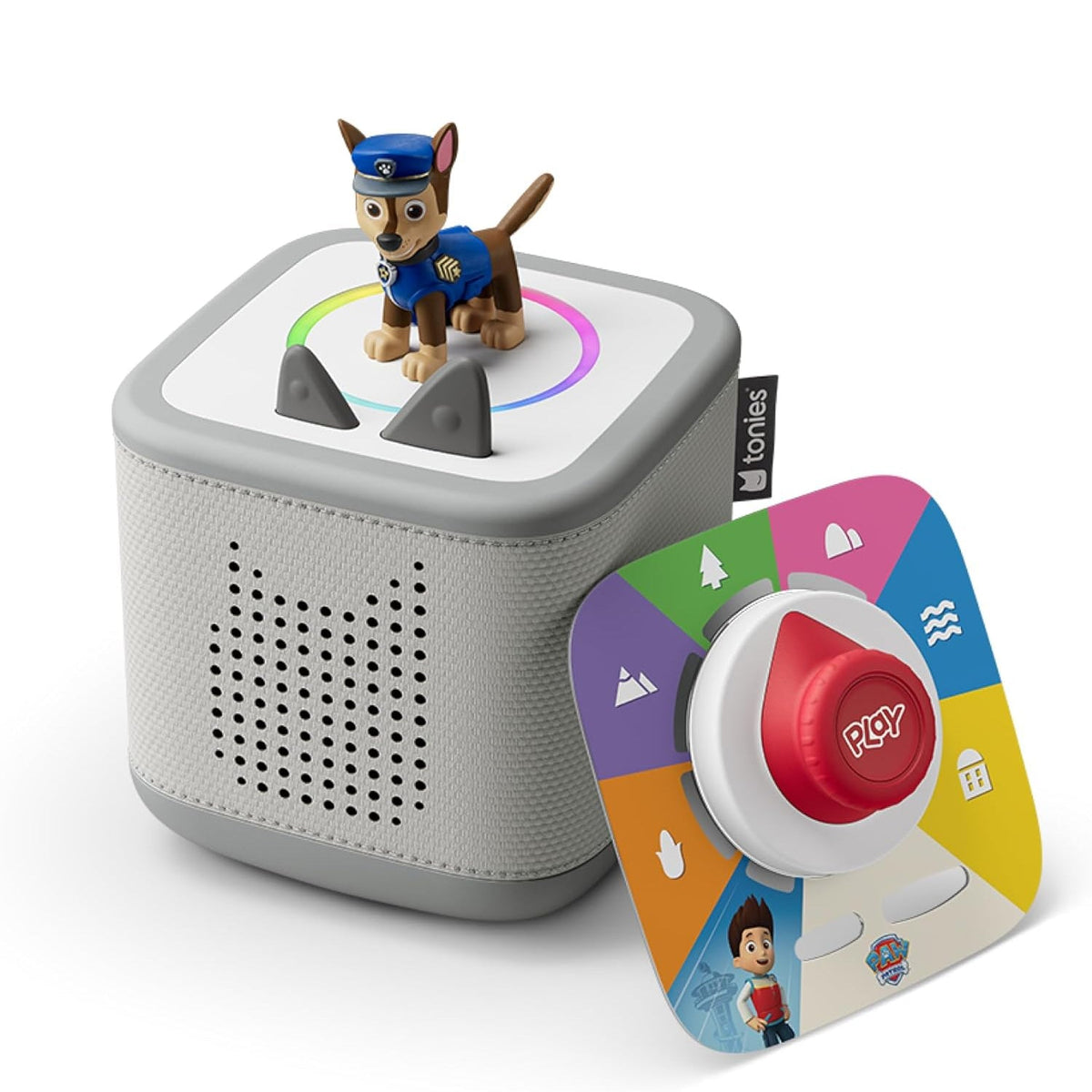 Tonies Toniebox 2 Play Set Including Paw Patrol Chase Tonie, Tonieplay Game & Tonieplay Controller - Moon Grey - Baby&More