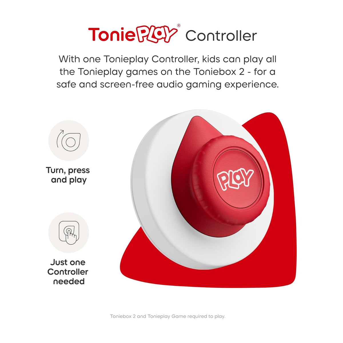 Tonies Toniebox 2 Play Set Including Paw Patrol Chase Tonie, Tonieplay Game & Tonieplay Controller - Sky Blue - Baby&More