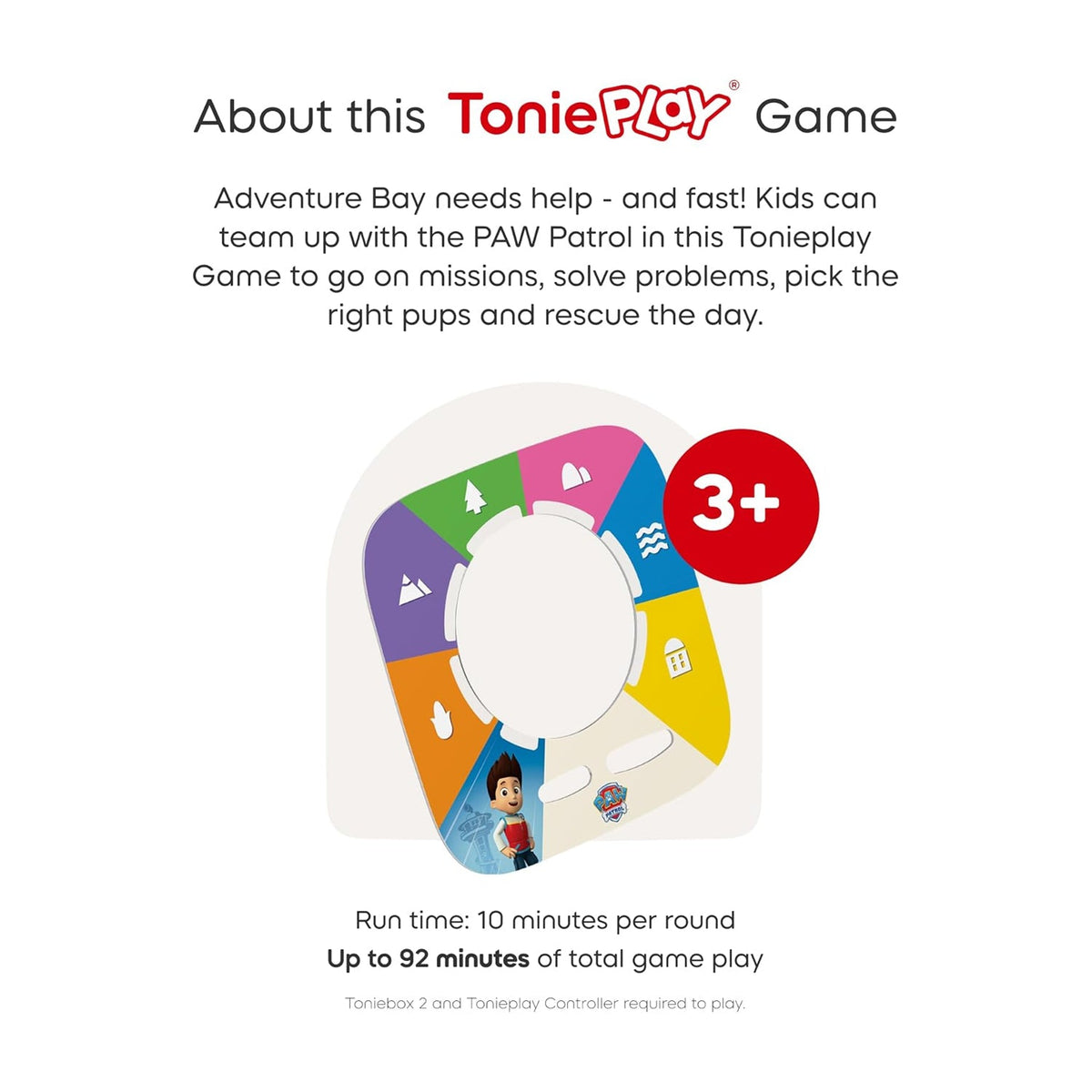 Tonies Toniebox 2 Play Set Including Paw Patrol Chase Tonie, Tonieplay Game & Tonieplay Controller - Sunset Red - Baby&More