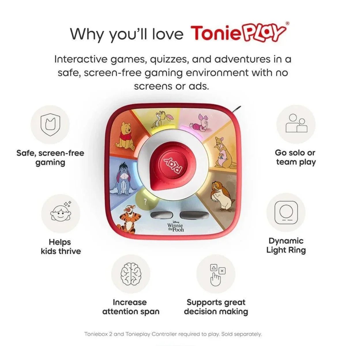 Tonies Tonieplay Disney Winnie the Pooh Tigger's Mix-Up Fix-Up Game - Baby&More
