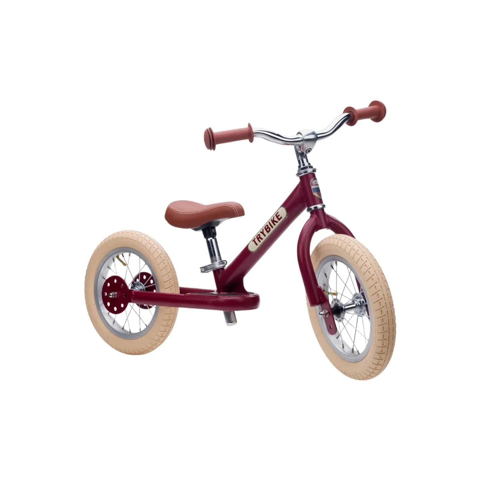 Trybike Matte 2-in-1 Balance Trike - Vintage Red - Baby&More