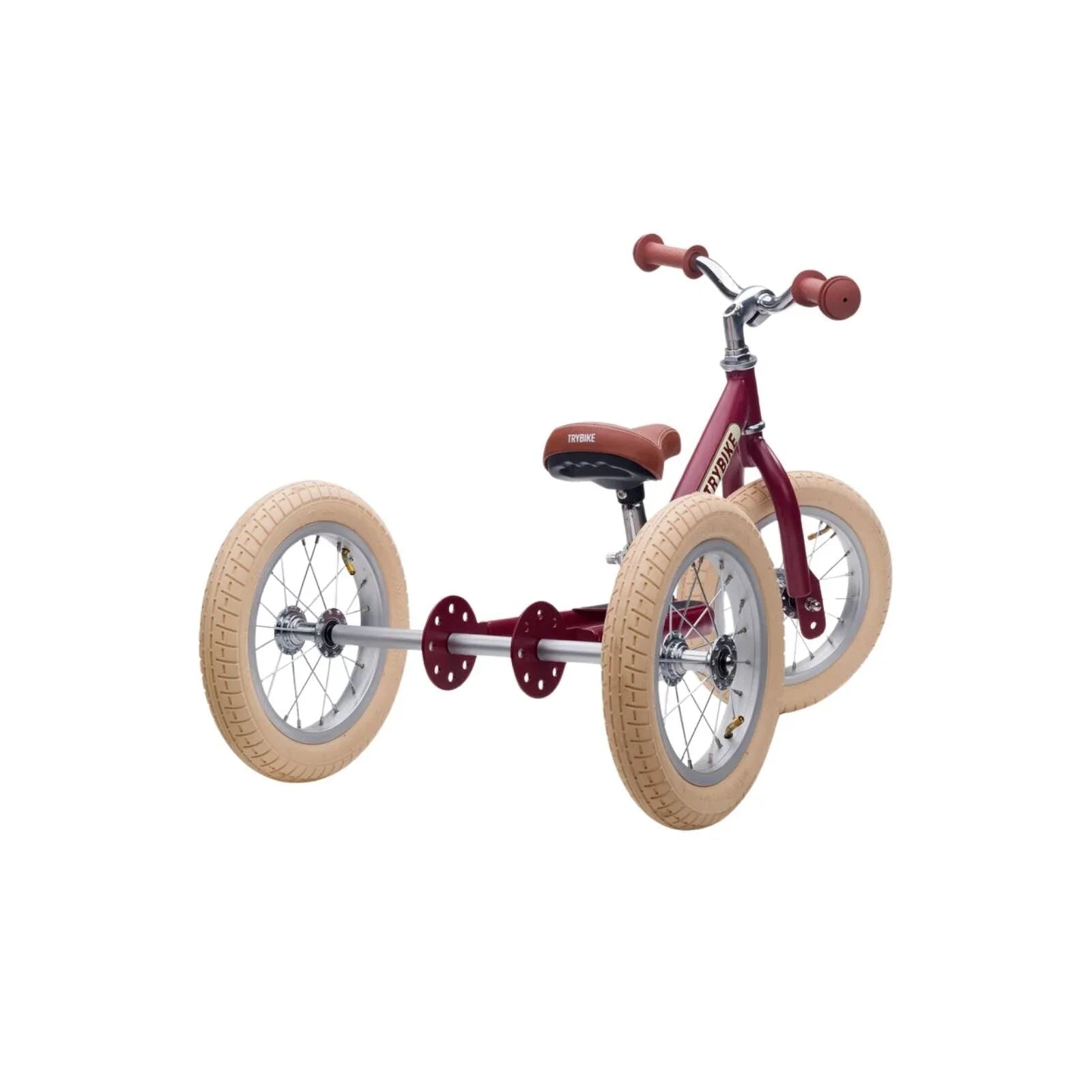 Trybike Matte 2-in-1 Balance Trike - Vintage Red - Baby&More