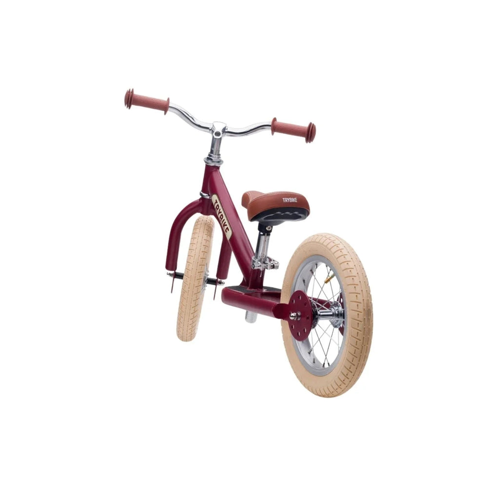 Trybike Matte 2-in-1 Balance Trike - Vintage Red - Baby&More