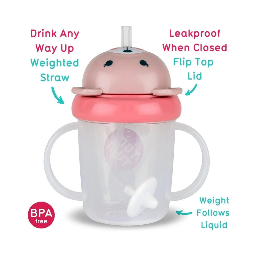 TUM TUM Betsy Bear Tippy Up Cup - Pink - Baby&More