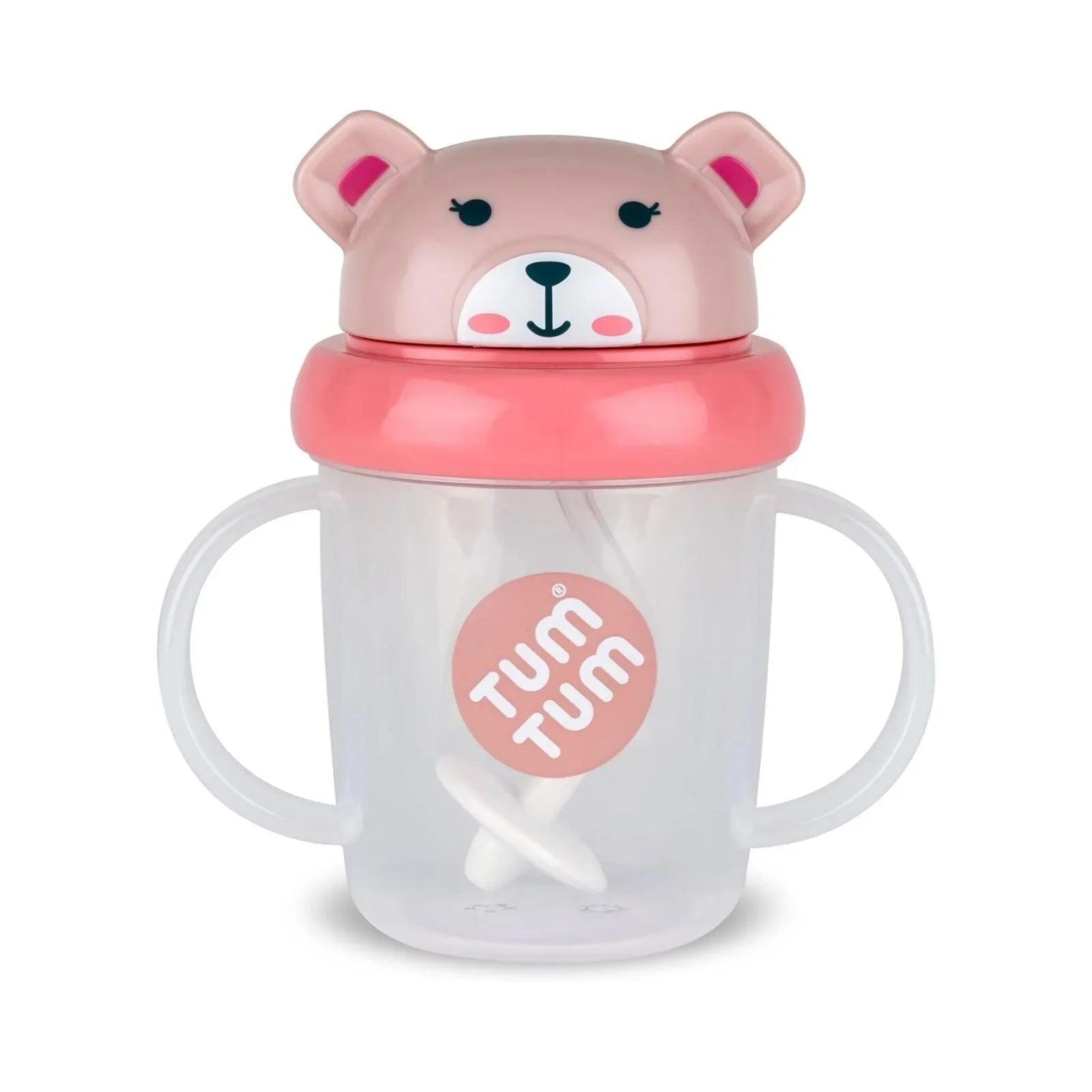 TUM TUM Betsy Bear Tippy Up Cup - Pink - Baby&More