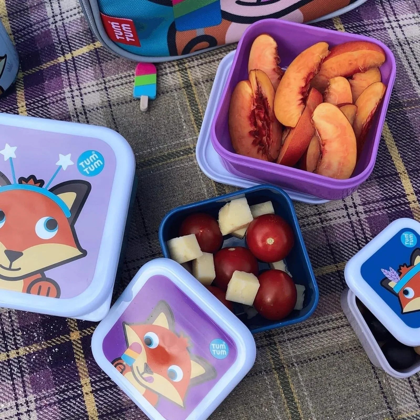 TUM TUM Nesting Snack Pots Pack of 4 - Felicity Fox - Baby&More