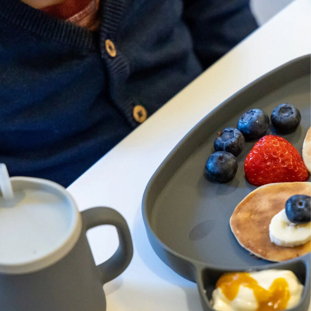 TUM TUM Silicone Weaning Bowl & Spoon Set Kev Koala - Grey - Baby&More