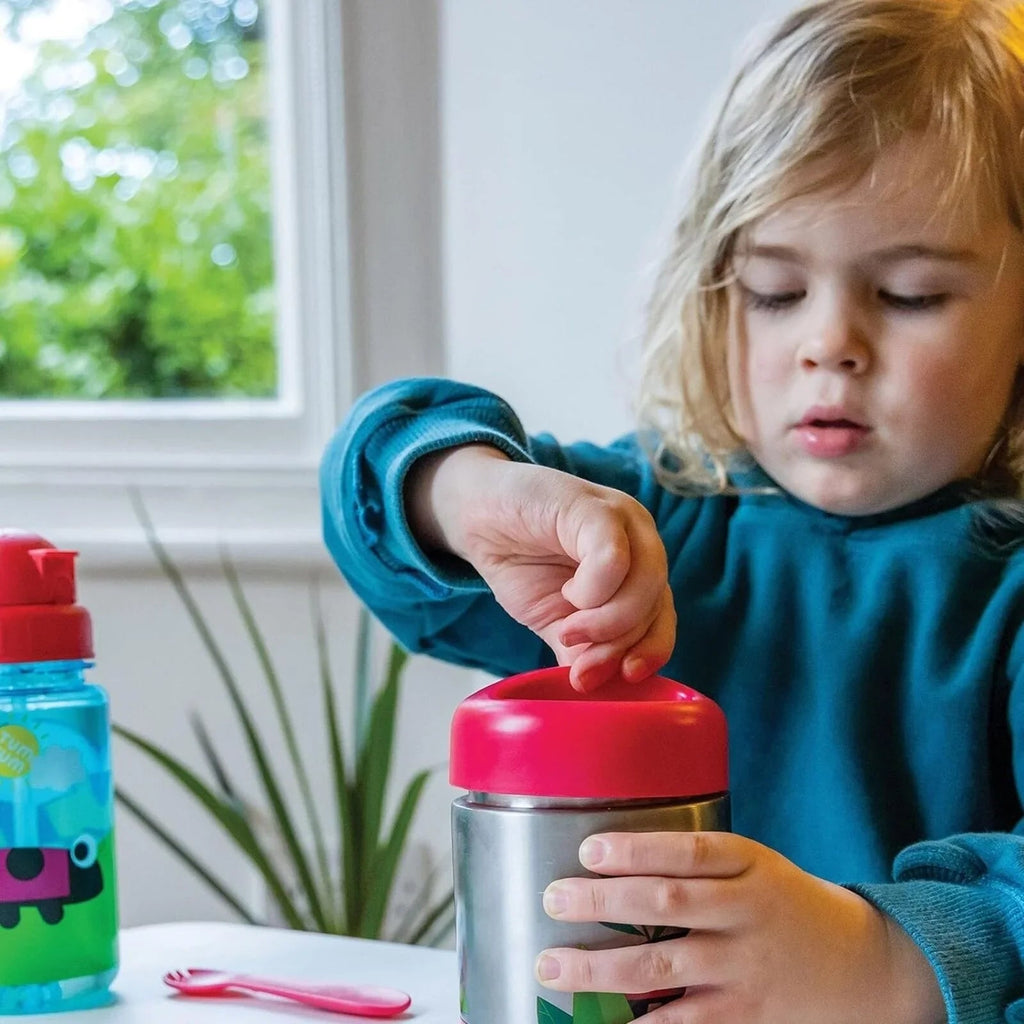 TUM TUM Thermal Food Flask with Magnetic Spork - Ladybird - Baby&More