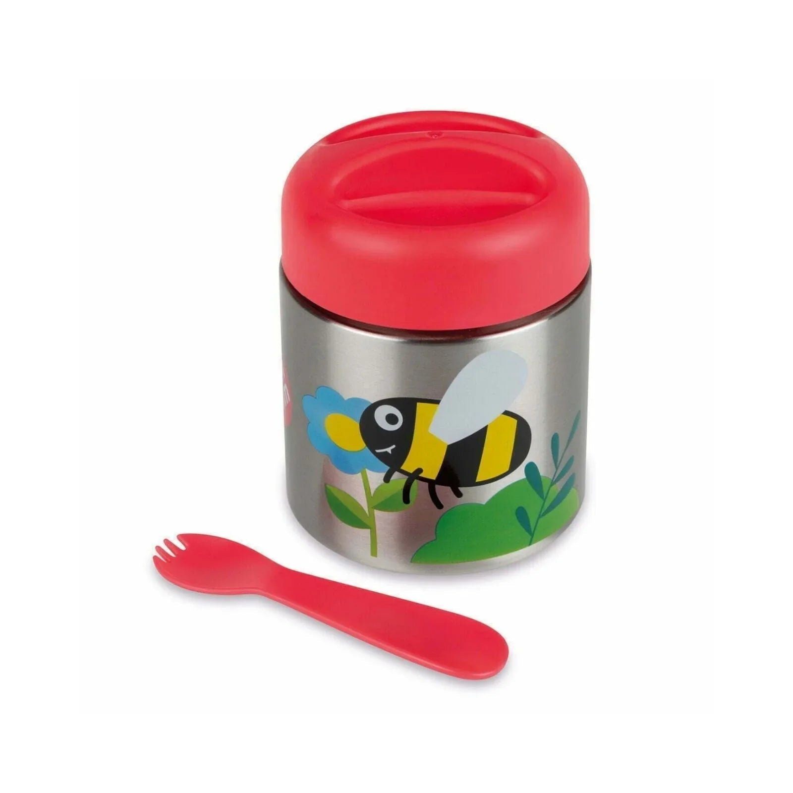 TUM TUM Thermal Food Flask with Magnetic Spork - Ladybird - Baby&More