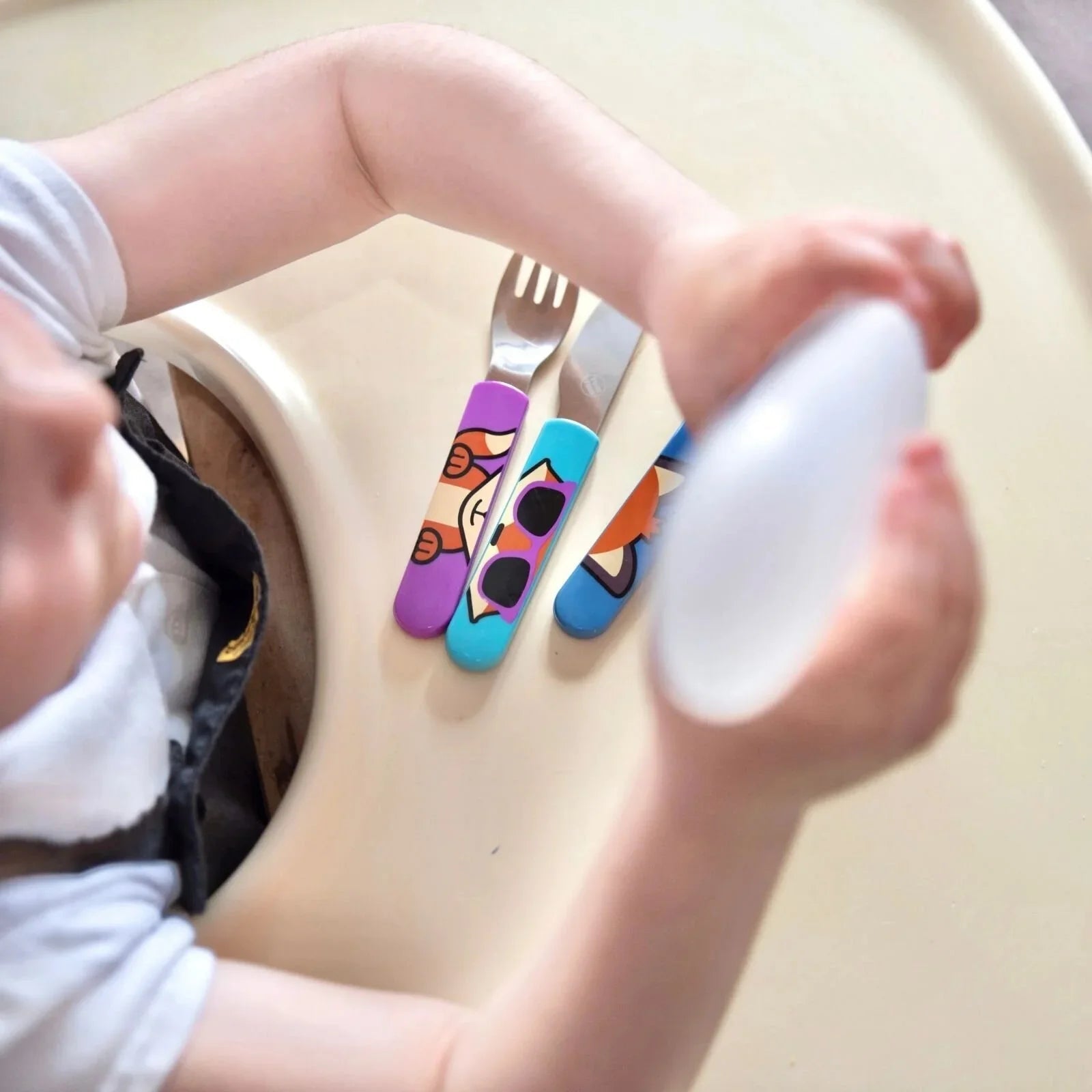 TUM TUM Travel Cutlery Set with Case - Felicity Fox - Baby&More