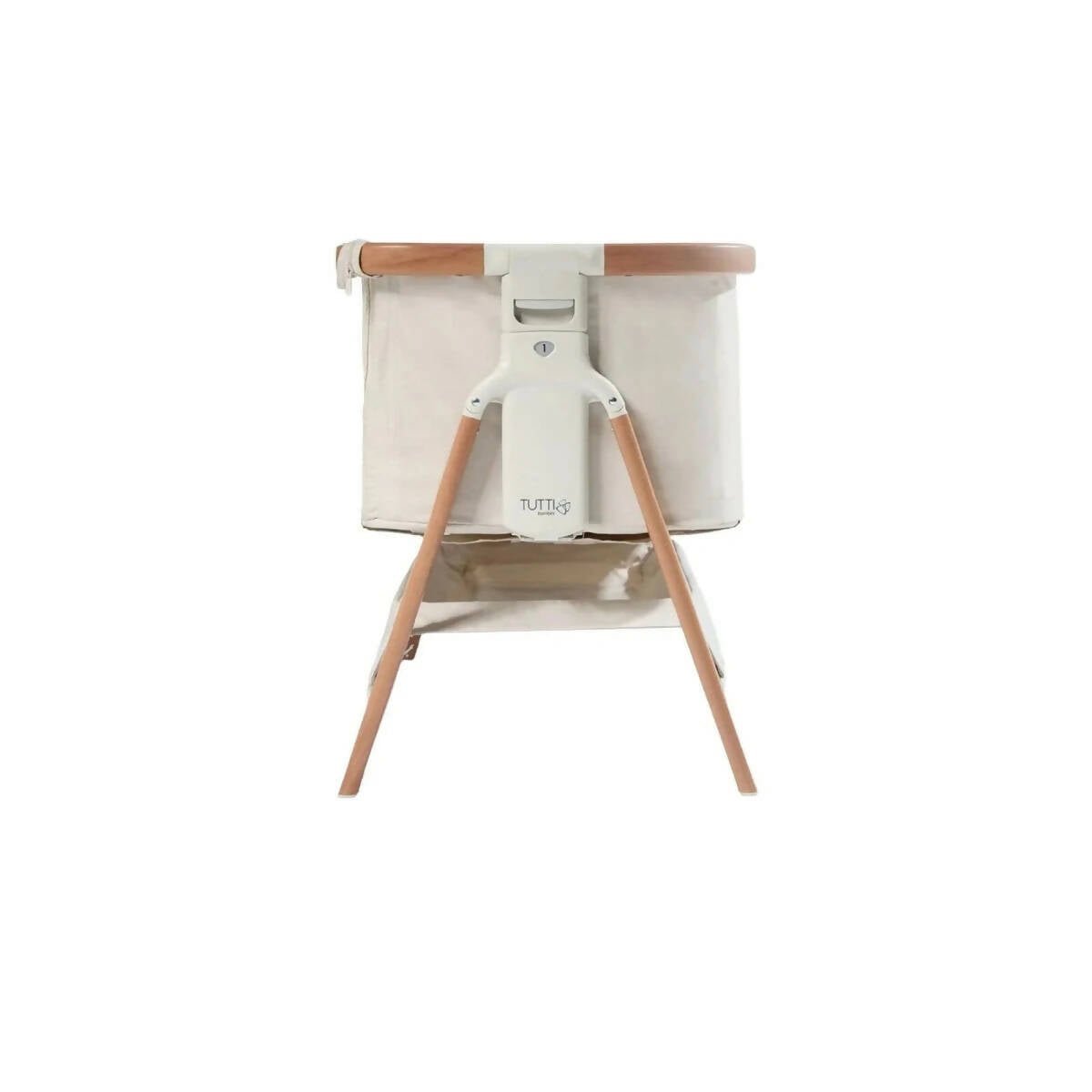 Tutti Bambini Cozee Bedside Crib - Scandinavian Walnut/Ecru - Baby&More
