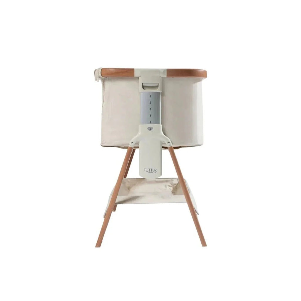Tutti Bambini Cozee Bedside Crib - Scandinavian Walnut/Ecru - Baby&More