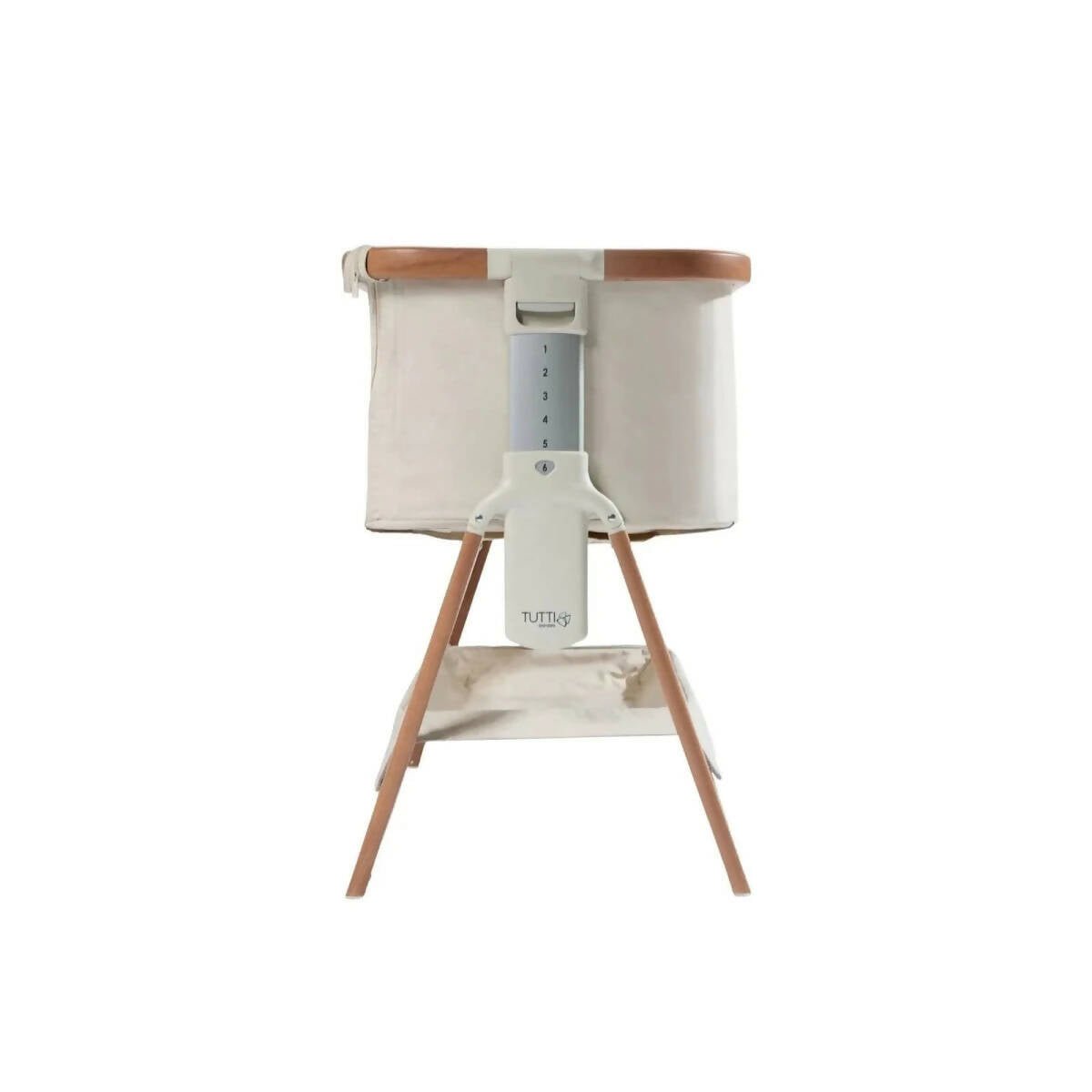 Tutti Bambini Cozee Bedside Crib - Scandinavian Walnut/Ecru - Baby&More