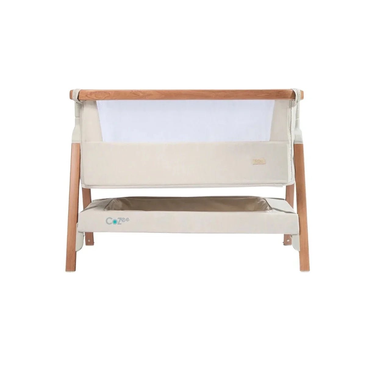 Tutti Bambini Cozee Bedside Crib - Scandinavian Walnut/Ecru - Baby&More