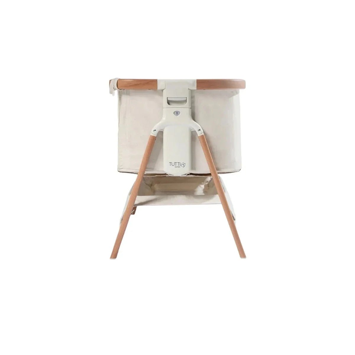 Tutti Bambini Cozee Bedside Crib - Scandinavian Walnut/Ecru - Baby&More