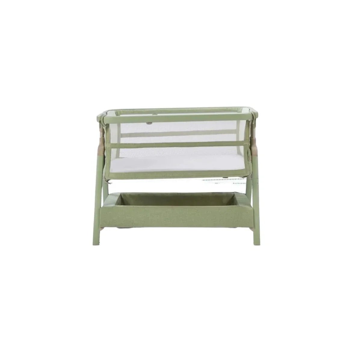 Tutti Bambini CoZee Zen Bedside Crib - Eucalyptus - Baby&More