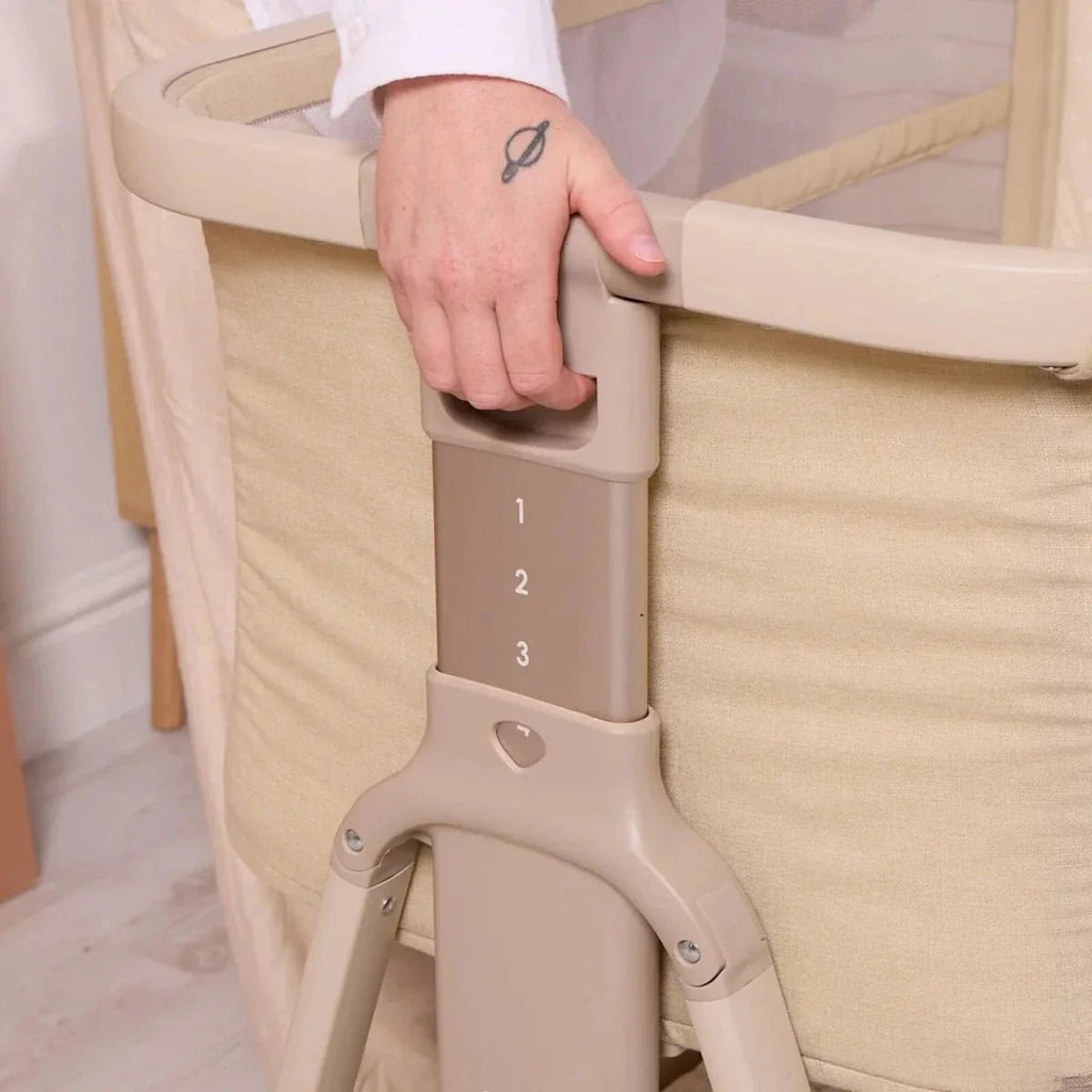 Tutti Bambini CoZee Zen Bedside Crib - Sand - Baby&More