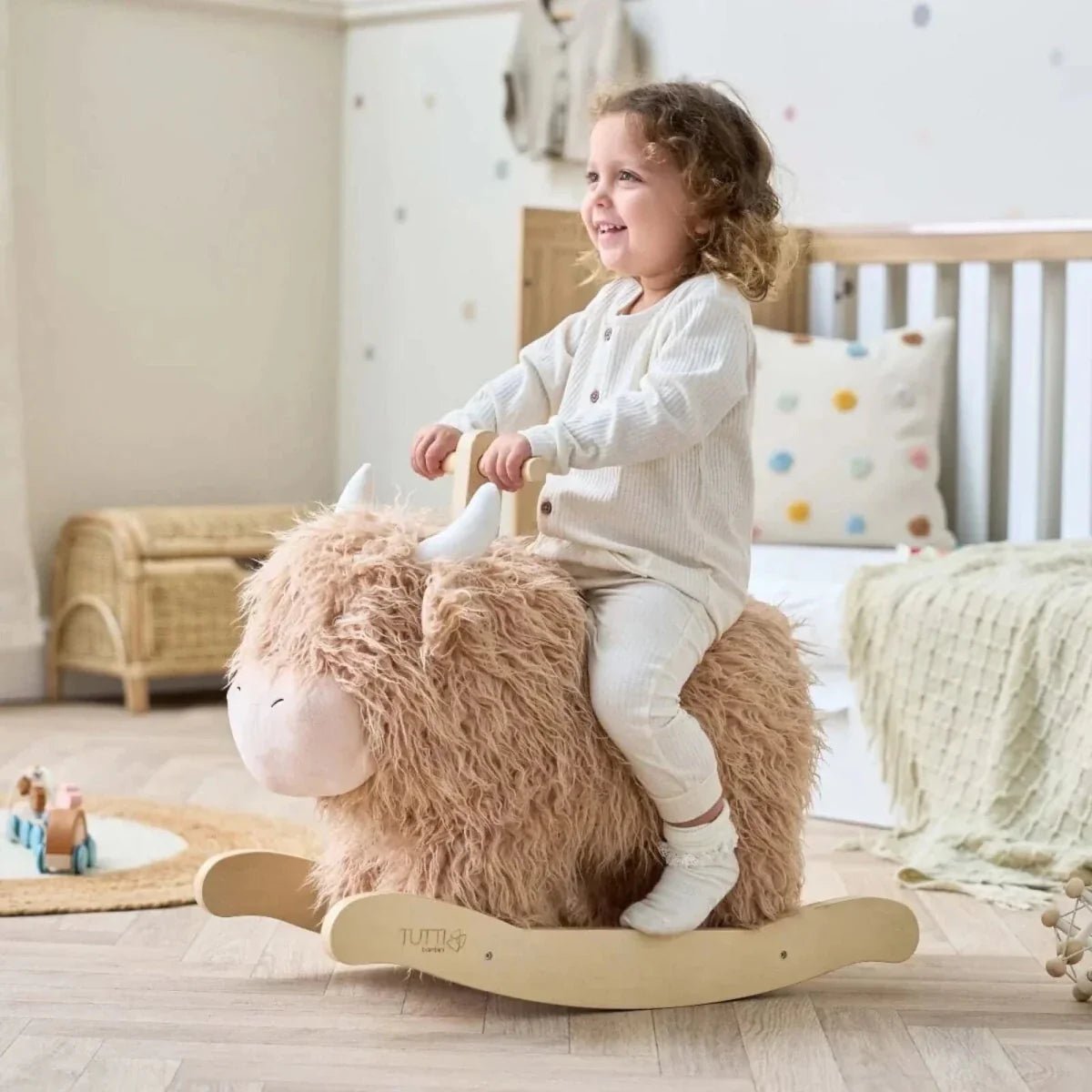 Tutti Bambini Douglas the Highland Cow Rocking Toy - Baby&More