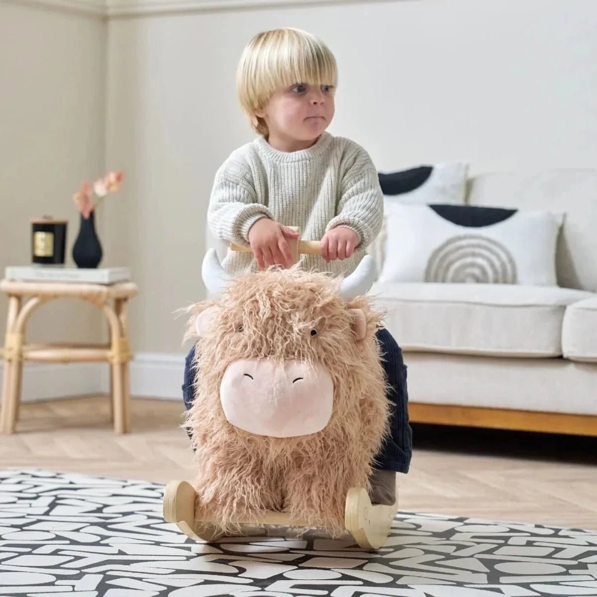 Tutti Bambini Douglas the Highland Cow Rocking Toy - Baby&More