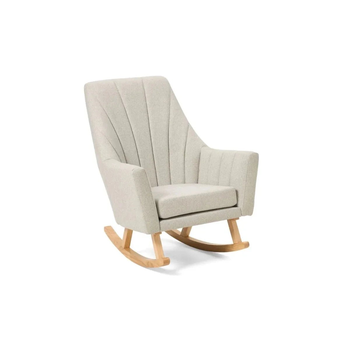 Tutti Bambini Jonah Rocking Chair & Foot Stool - Pebble - Baby&More