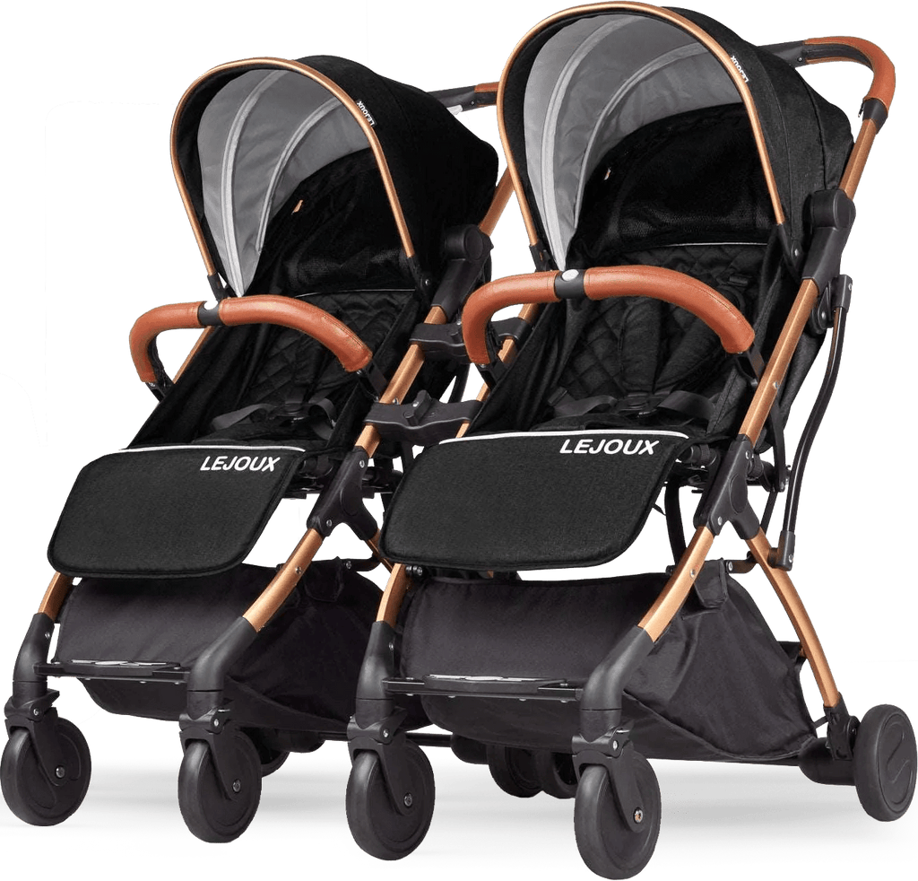Twin Lejoux Go Baby Stroller Pushchair Pram (Includes twin clips) - Baby&More
