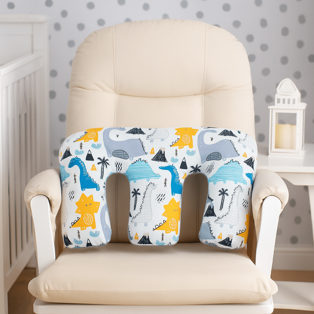 Twin Pregnancy Nursing Pillow - Dinosaur
