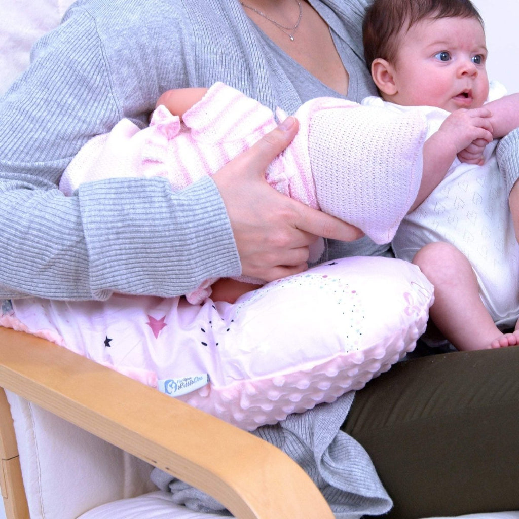 Twin Breastfeeding Nursing Pillow - Pink Pixie
