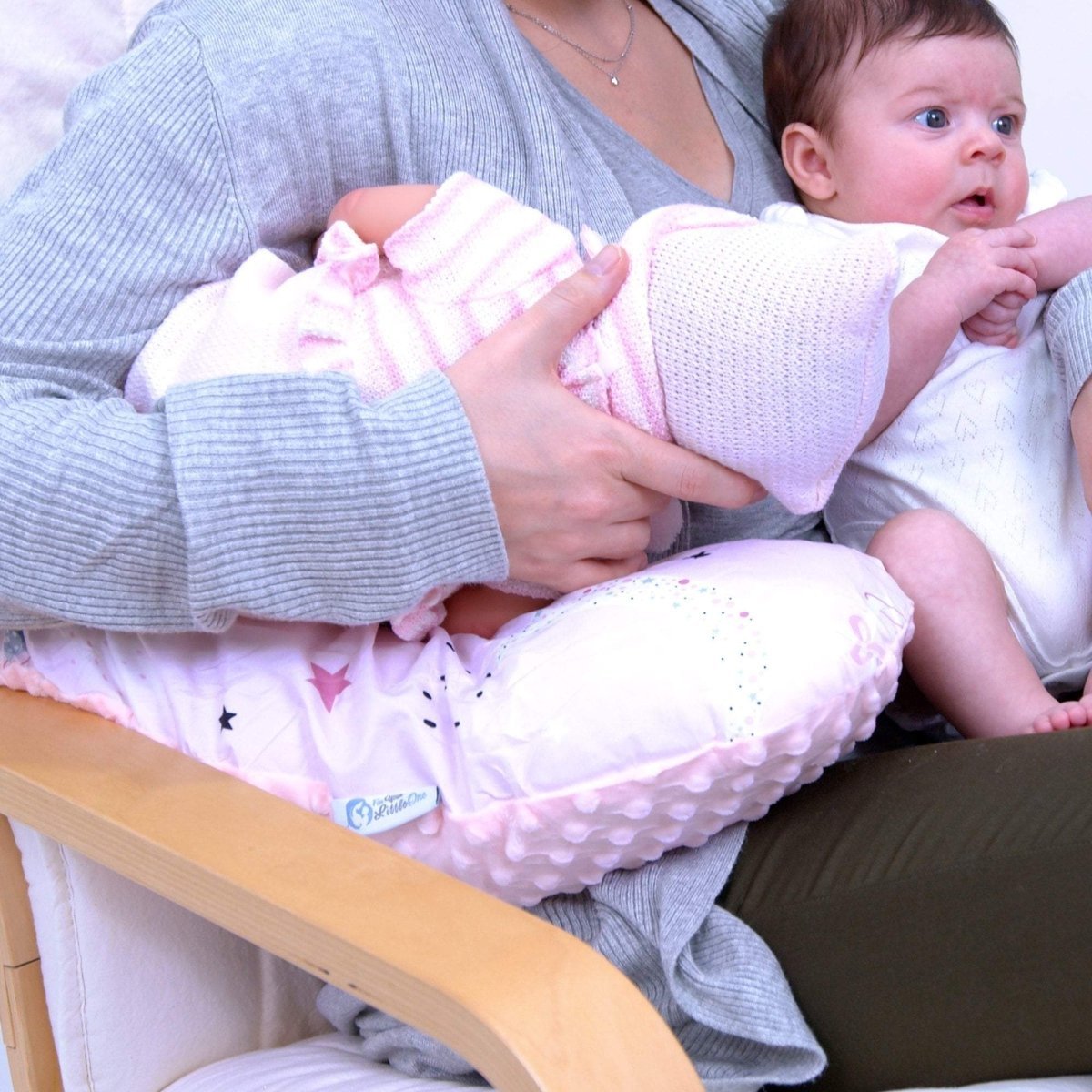 Twin Breastfeeding Nursing Pillow - Pink Pixie