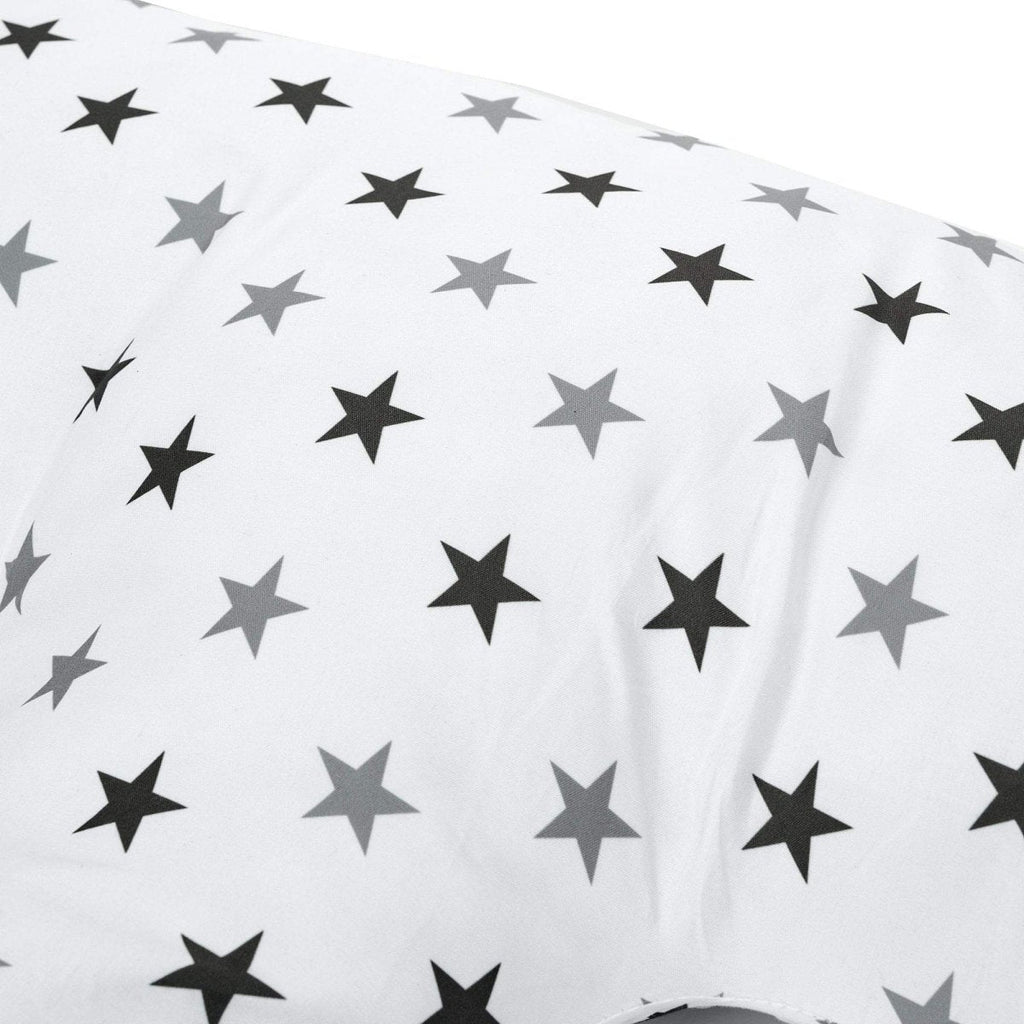 Twin Pregnancy Nursing Pillow - Silver Stars - Baby&More