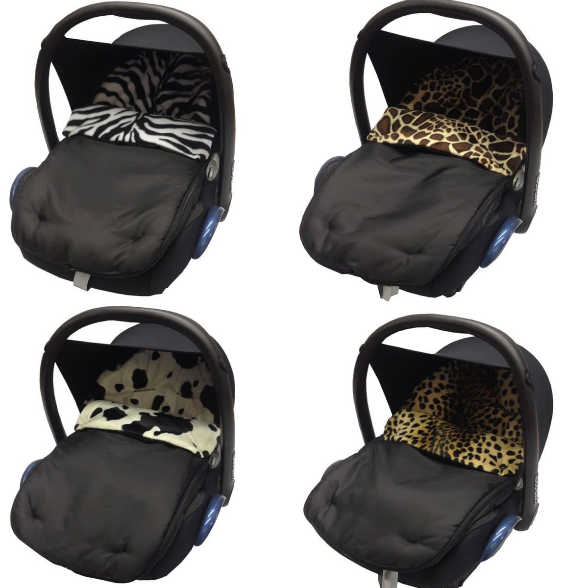 For Your Little One Universal Animal Print Car Seat Footmuff / Cosy Toes