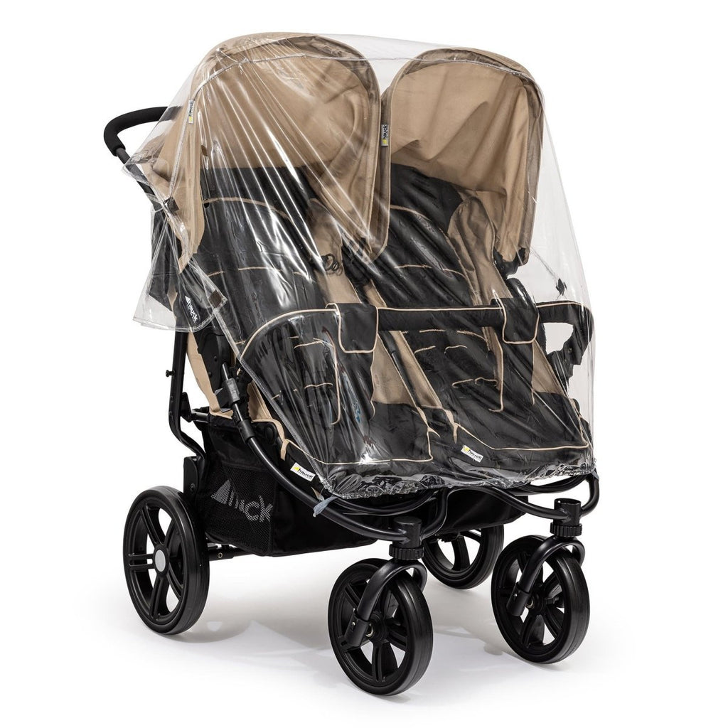 Universal Rain Cover For All Side By Side Pushchairs - Fits All Models - Baby&More