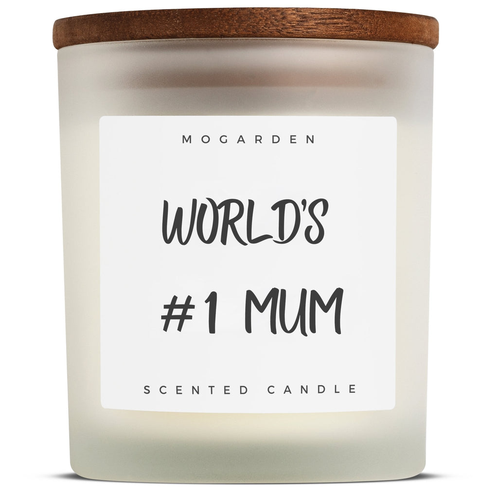Vanilla Soy Candle - World's 1 Mum - Baby&More