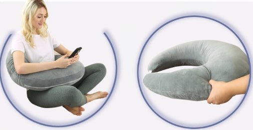 VelvetWhisper U-Shape Maternity Pillow – Pregnancy & Nursing Support - Baby&More