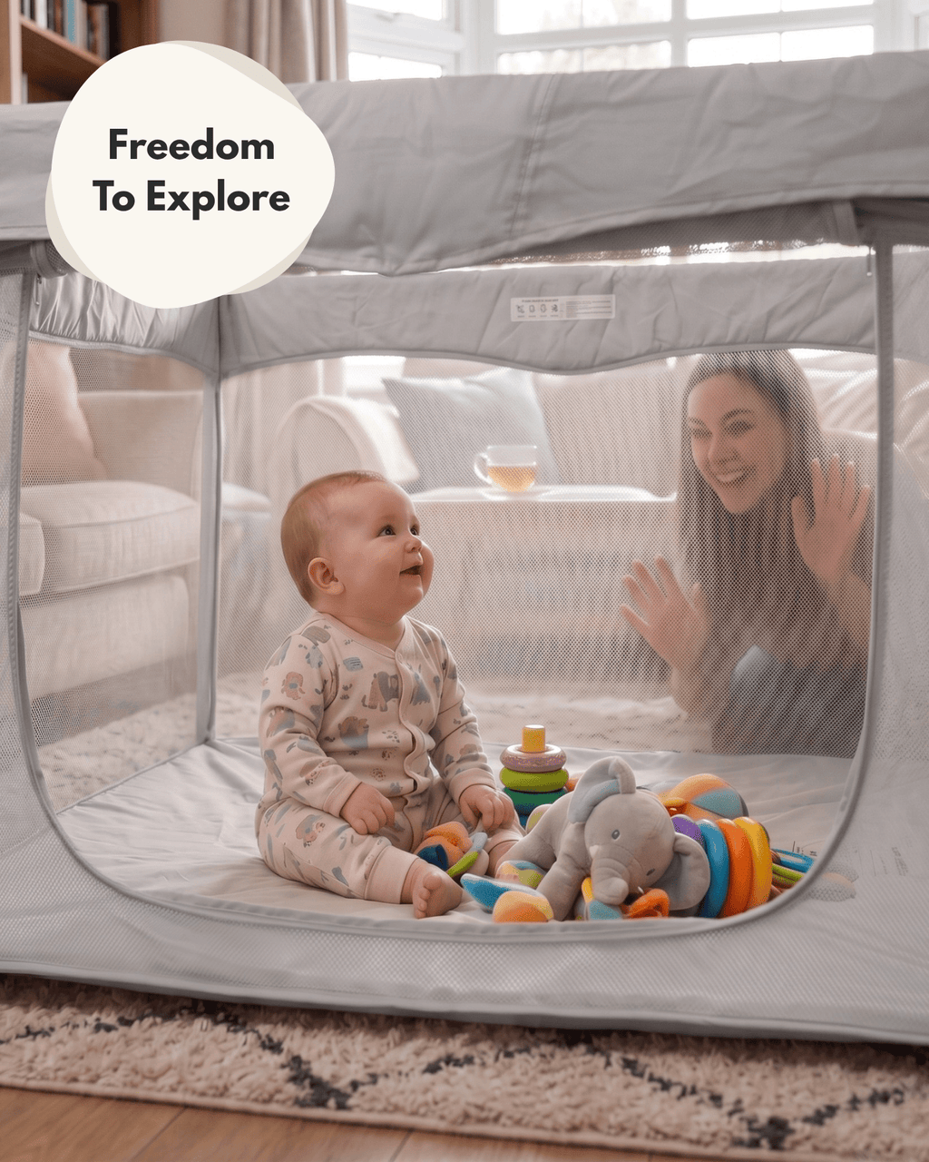 Venture All Stars JOY Square Baby Playpen - Baby&More