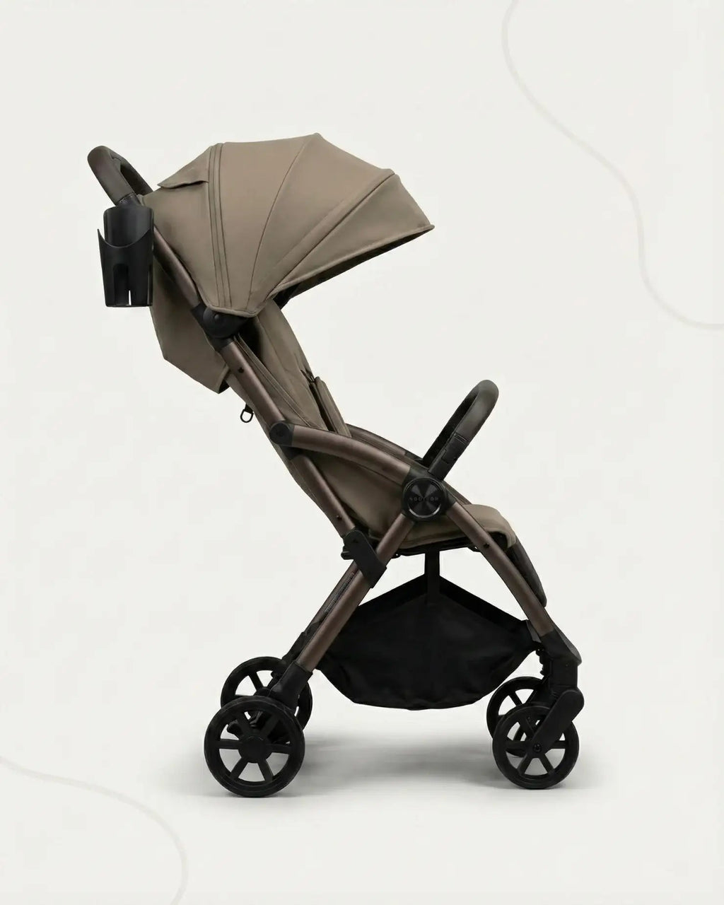 Venture Avio Compact Travel Baby Stroller - Truffle - Baby&More