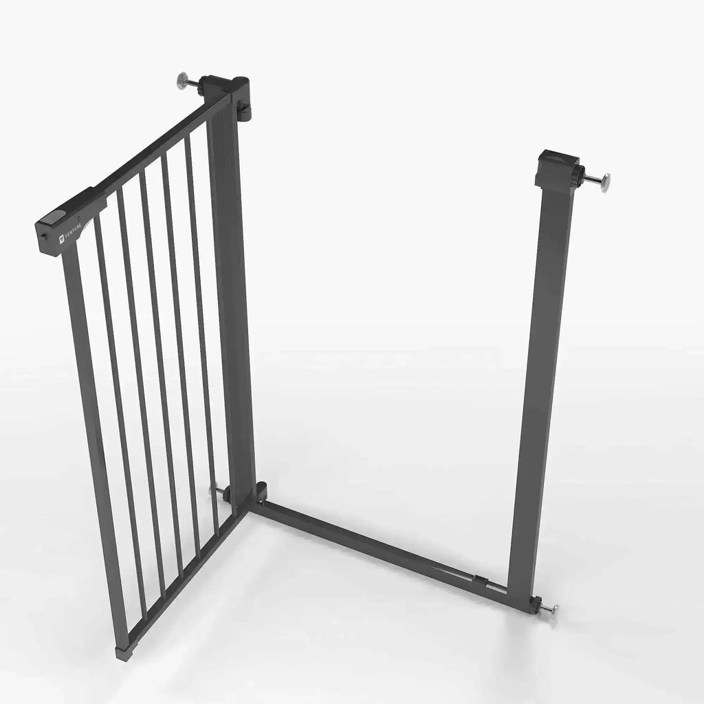 Venture Q-Fix 110cm Extra Tall Pressure Fit Baby & Pet Safety Gate - 73-80cm - Black - Baby&More