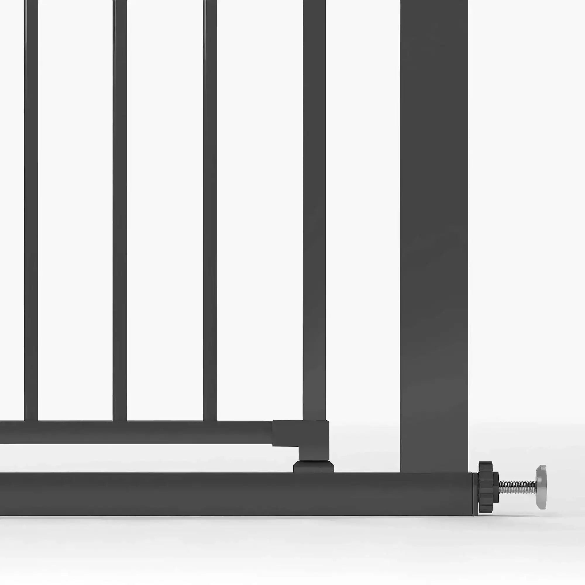Venture Q-Fix 110cm Extra Tall Pressure Fit Baby & Pet Safety Gate - 73-80cm - Black - Baby&More