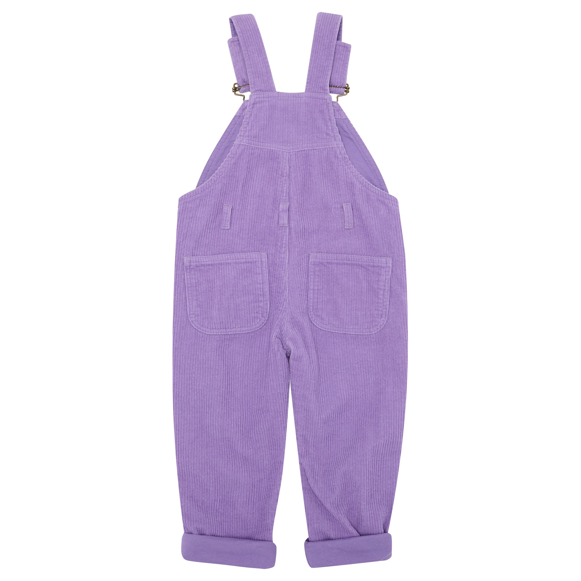 Dotty Dungarees Chunky Cord Dungarees - Violet