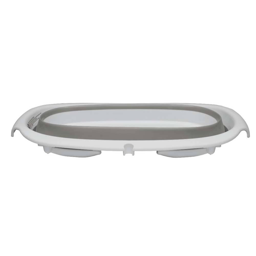 Vital Baby Foldable Compact Baby Bath - White & Grey - Baby&More