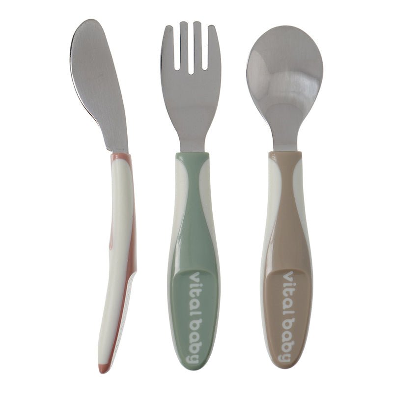 Vital Baby Nourish Big Kid Cutlery - 3 Pack - Baby&More